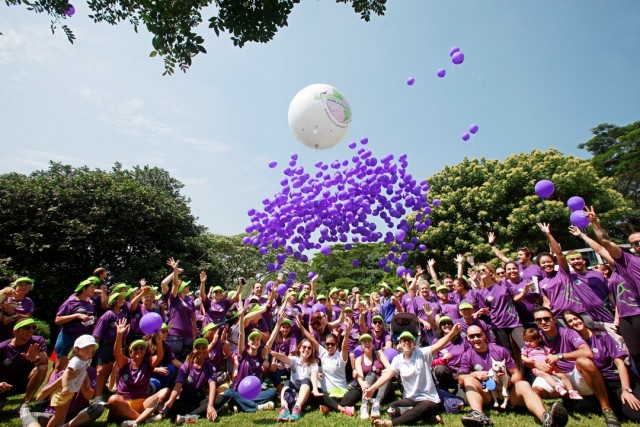 28/03/2015 - Purple Day - World Epilepsy Day - Parque Villa-Lobos - São Paulo - Fotos Eugênio Goulart